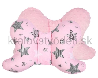 Vankúš - motýlik ružový