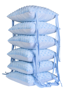 Vankúšový mantinel Minky - modrý