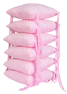 Vankúšový mantinel Minky - ružový