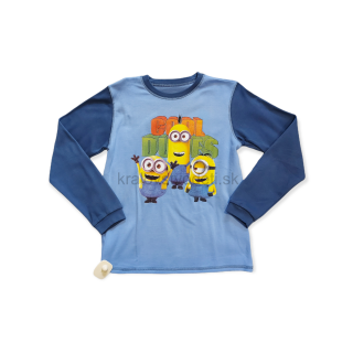 Chlapčenské tričko mimoň modré veľ. 146