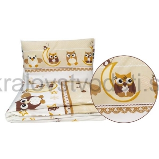 Komplet 2D - 120x90cm - sovy hnedá