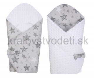 Obojstranná zavinovačka Minky - biela