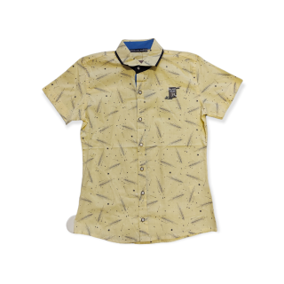 Chlapčenská košeľa -žltá F/2 veľ. 134