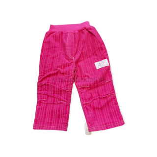 Dievčenské mendžestrové nohavice + flees veľ. 86