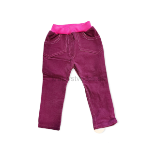 Dievčenské mendžestrové nohavice veľ. 86