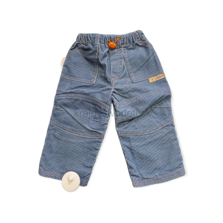 Chlapčenské mendžestrové nohavice (podšívka bavlna) veľ. 74