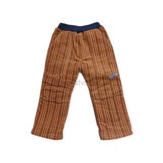 Chlapčenské mendžestrové nohavice + flees veľ. 116