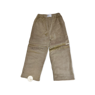 Chlapčenské mendžestrové nohavice + flees veľ. 116