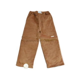 Chlapčenské mendžestrové nohavice + flees veľ. 116
