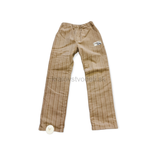 Chlapčenské mendžestrové nohavice + flees veľ. 128, 134, 140