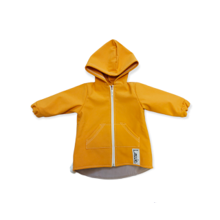 Softshellová bundička - horčicová veľ. 74/80, 110/116