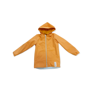 Softshellová bundička - oranžová veľ. 74/80, 110/116, 122/128, 134/140