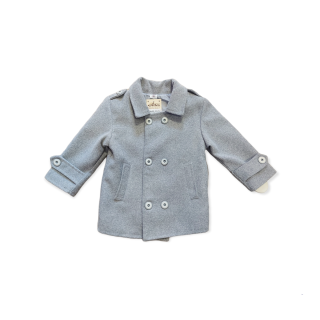 Chlapčenský kabátik - sivý /1 veľ. 80