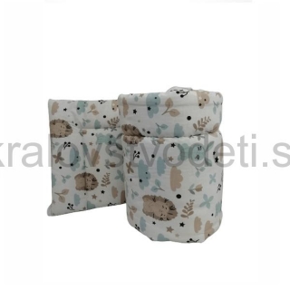 Mantinel GF ježko a zajko - modrá