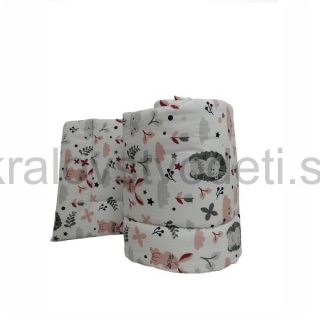 Mantinel GF ježko a zajko - ružová