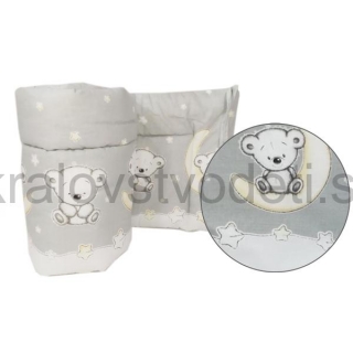 Mantinel GF macko LEON - sivá