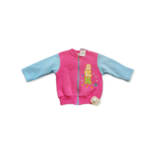 Dievčenská mikina - ružovo-modrá - veľ. 68