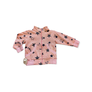 Dievčenská mikina - marhuľová - veľ. 74