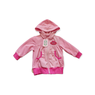 Dievčenská mikina - ružová F/5 - veľ. 86