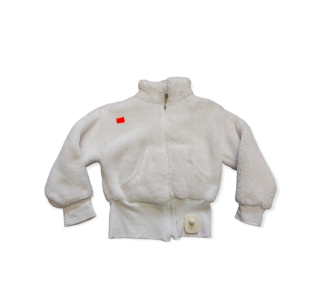 Teplá mikina - biela veľ. 110