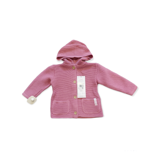 Dievčenský sveter - ružovo fialový veľ.80