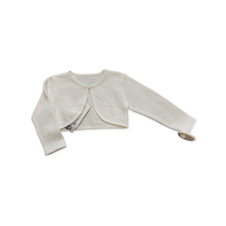 Dievčenské bolerko - krémové F/1 - veľ. 62, 68, 74