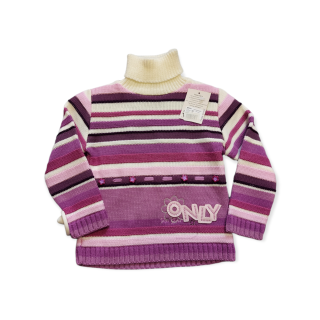 Dievčenský krémový svetrik / rolák - veľ. 98