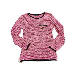 Dievčenský tenší svetrík - ružový veľ. 104