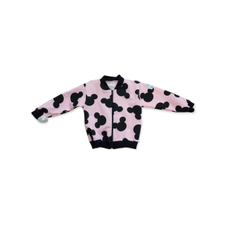 Dievčenská mikina - Minnie ružová veľ. 116, 122, 134 odporúčame kúpiť o číslo väčšie 