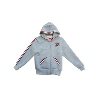 Dievčenská mikina zateplená sivá - veľ. 140, 152 