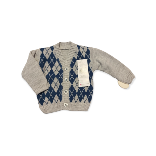 Chlapčenský sveter - sivý F/2 veľ. 62, 74, 80, 98, 110