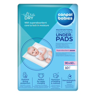 Canpol babies Jednorazové absorpčné hygienické podložky 10 ks