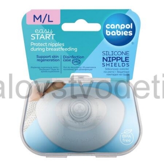 Canpol babies Chrániče bradaviek Premium tvarované 2ks veľ. M/L