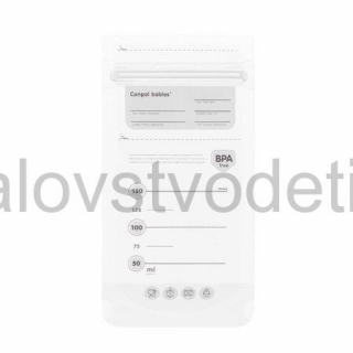 Canpol babies Vrecká na uskladnenie materského mlieka (aj zmrazením) 150ml 20ks