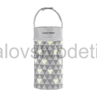 Canpol babies Termoobal na fľašu mäkký Retro - sivý
