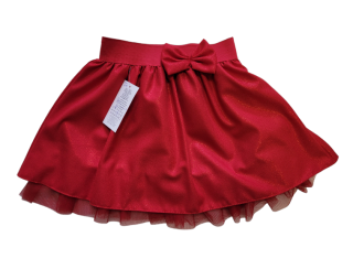 Sukňa trblietavá červená veľ. 146