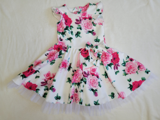 Šaty s čelenkou tmavšie veľ. 116-146