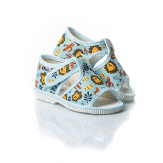 Detské papučky Manik otvorené 1S - Lev veľ. 23, 28, 29