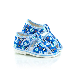 Detské papučky Manik uzavreté 2S - Lopty veľ. 26, 27, 30, 31