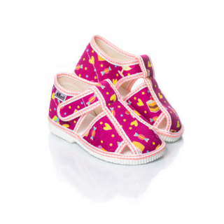 Detské papučky Manik uzavreté 2S - Tortičky veľ. 34, 36