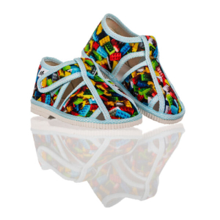 Detské papučky Manik uzavreté 2S - Lego veľ. 31