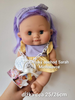 Nines d´Onil bábika dlžka 25/26cm s vláskami
