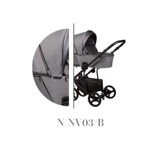 Kombinovaný kočík 3v1 Baby Merc - NOVIS - 03/B