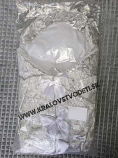 Biela perinka + lesklý vzor