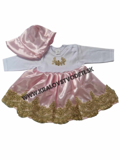 Ružovo zlatý dievčenský set veľ. 50