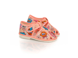 Detské papučky Manik uzavreté 2S - vtáčik veľ. 20, 31, 33