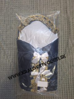 Perinka - Tmavo modrá + zlatá