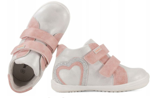 WOJTYŁKO DIEVČENSKÁ OBUV POLTOPÁNKY NA SUCHÝ ZIPS Strieborné veľ. 21-29