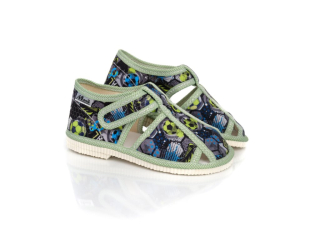 Detské papučky Manik uzavreté 2S - lopty veľ. 34