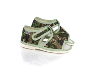 Detské papučky Manik otvorené 1S - auta/5 veľ. 31, 33